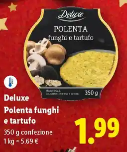 Lidl Deluxe Polenta funghi e tartufo offerta
