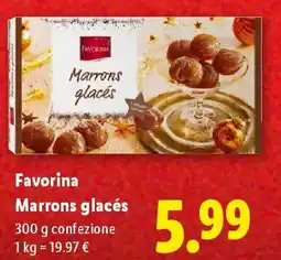 Lidl Favorina Marrons glacés offerta