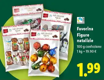 Lidl Favorina Figure natalizie offerta