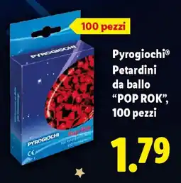 Lidl Pyrogiochi Petardini da ballo "POP ROK", 100 pezzi offerta