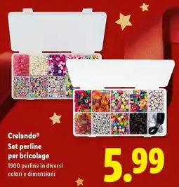 Lidl Crelando Set perline per bricolage offerta