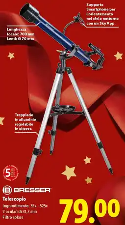 Lidl BRESSER Telescopio offerta