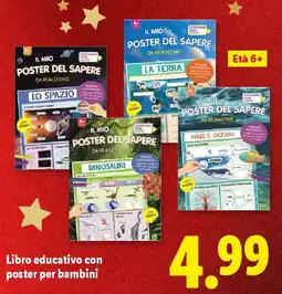 Lidl Libro educativo con poster per bambini offerta