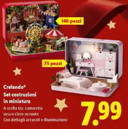 Lidl Crelando Set costruzioni in miniatura offerta