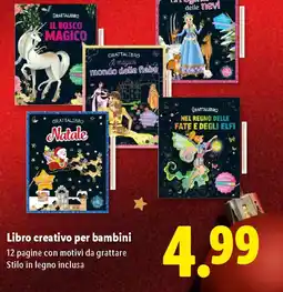 Lidl Libro creativo per bambini offerta