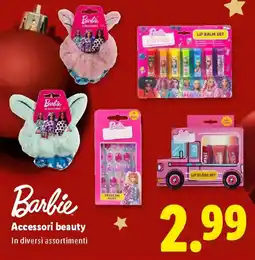 Lidl Barbie Accessori beauty offerta
