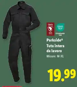 Lidl Parkside Tuta intera da lavoro offerta