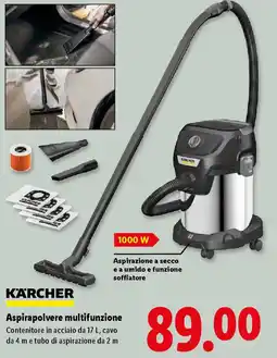 Lidl KARCHER Aspirapolvere multifunzione offerta