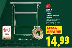 Lidl Parkside Cavalletto pieghevole regolabile offerta