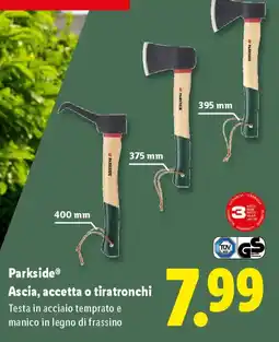 Lidl Parkside Ascia, accetta o tiratronchi offerta