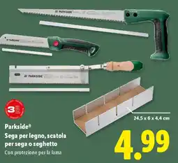 Lidl Parkside Sega per legno, scatola per sega o seghetto offerta