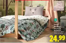 Lidl Livarno Set coperta con cuscino per bambini offerta