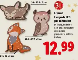 Lidl Livarno Lampada LED per cameretta offerta