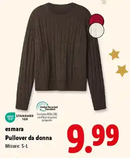 Lidl esmara Global Recycled Standard offerta