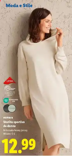 Lidl esmara Vestito sportivo da donna offerta
