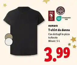 Lidl esmara T-shirt da donna offerta