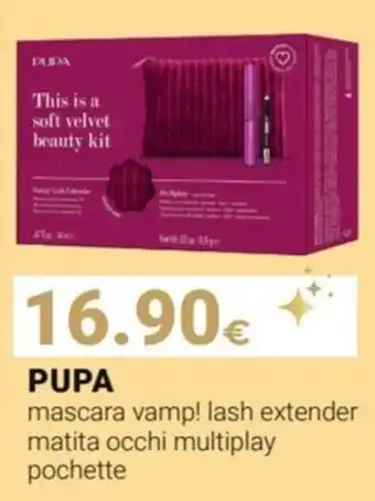 Tigotà PUPA mascara vamp! lash extender matita occhi multiplay pochette offerta