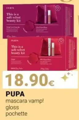 Tigotà PUPA mascara vamp! gloss pochette offerta