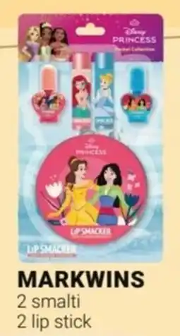 Tigotà MARKWINS 2 smalti 2 lip stick offerta