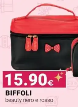 Tigotà BIFFOLI beauty nero e rosso offerta