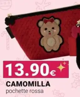 Tigotà CAMOMILLA pochette rossa offerta