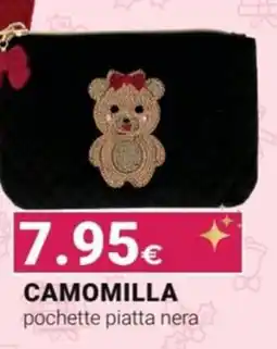 Tigotà CAMOMILLA pochette piatta nera offerta