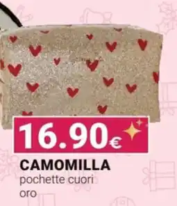 Tigotà CAMOMILLA pochette cuori ого offerta