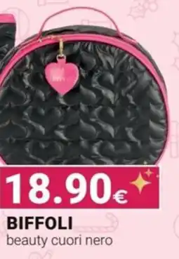 Tigotà BIFFOLI beauty cuori nero offerta