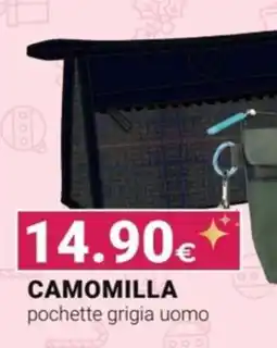 Tigotà CAMOMILLA pochette grigia uomo offerta