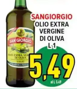 Iper Triscount Sangiorgio olio extra vergine di oliva offerta