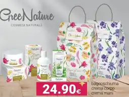 Tigotà GreeNature bagnoschiuma crema corpo crema mani offerta