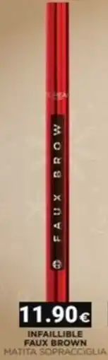 Tigotà Infaillible faux brown matita sopracciglia offerta