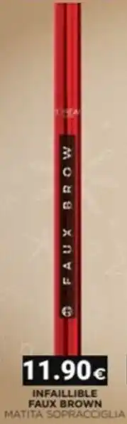 Tigotà Infaillible faux brown matita sopracciglia offerta