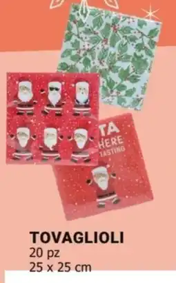Tigotà Tovaglioli 20 pz 25 x 25 cm offerta