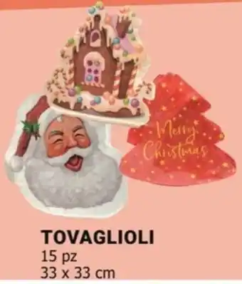 Tigotà TOVAGLIOLI 15 pz 33 x 33 cm offerta