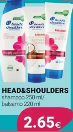 Tigotà HEAD&SHOULDERS shampoo/ balsamo offerta