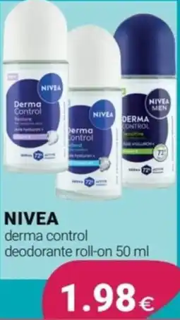 Tigotà NIVEA derma control deodorante roll-on offerta