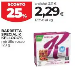 Coop Barretta special k KELLOGG'S offerta