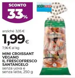 Coop Mini croissant vegano il frescofresco SANTANGELO offerta