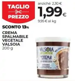 Coop Crema spalmabile vegetale VALSOIA offerta
