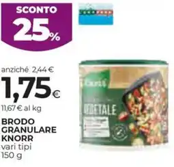 Coop Brodo granulare KNORR offerta