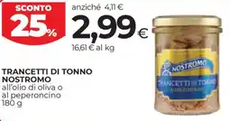 Coop Trancetti di tonno NOSTROMO offerta