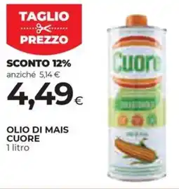 Coop Olio di mais CUORE offerta