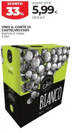 Coop Vino IL CONTE DI CASTELVECCHIO offerta