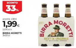 Coop Birra MORETTI offerta