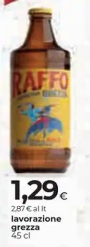 Coop Lavorazione grezza RAFFO offerta