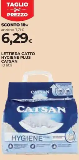 Coop Lettiera gatto hygiene plus CATSAN offerta