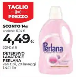 Coop Detersivo lavatrice PERLANA offerta