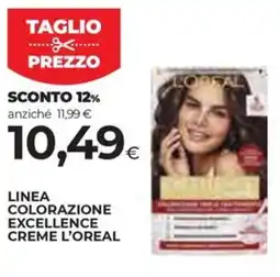 Coop Linea colorazione excellence creme L'OREAL offerta