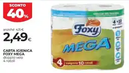 Coop Carta igienica foxy mega offerta